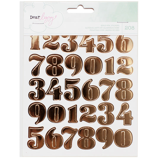 Fine and D and y Collection Sticker Book Gold Foil
