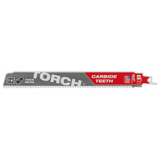 Milwaukee Tool SAWZALL TORCH 7 TPI 9" Carbide Blades - 1PK