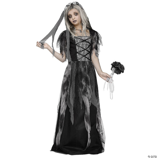Girl s Cemetery Bride Costume XL