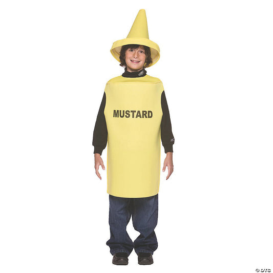 Kids Mustard Costume  Medium