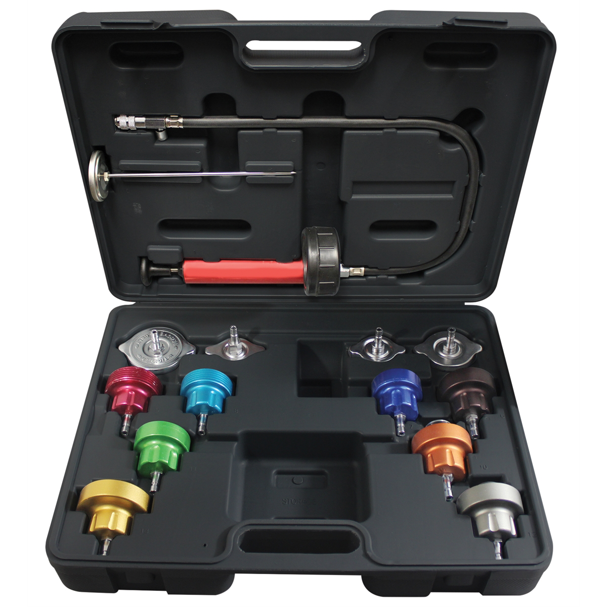 Mastercool 14 pc universal cooling system pressure test kit