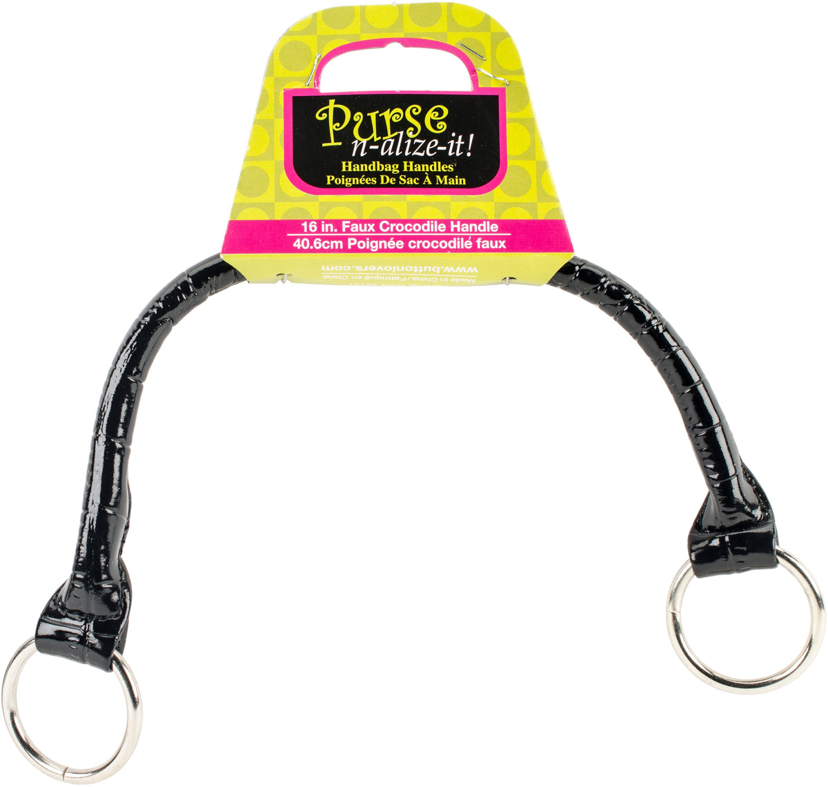 Blumenthal Lansing Faux Crocodile H and bag H and le 16 Black inch