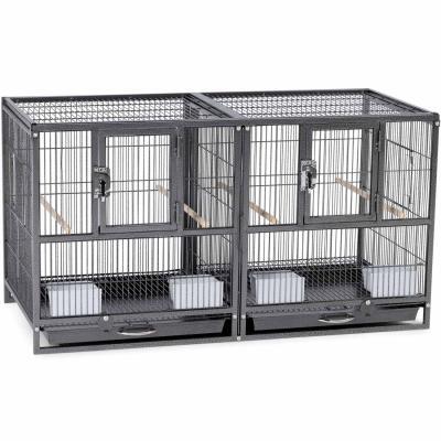 Prevue Pet Hampton Deluxe Divided Breeder Bird Cage F075